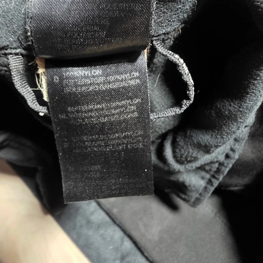 The North‎ Face Apex Softshell Jacket Mens L Black Full Zip Fleece Lined Outdoor